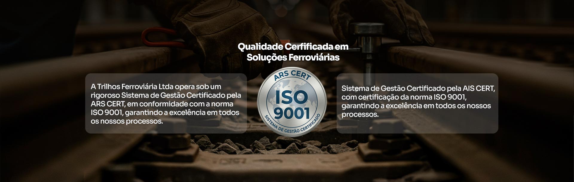 Trilhos Ferroviários, Trilho em Aço e Construção de vias Férreas